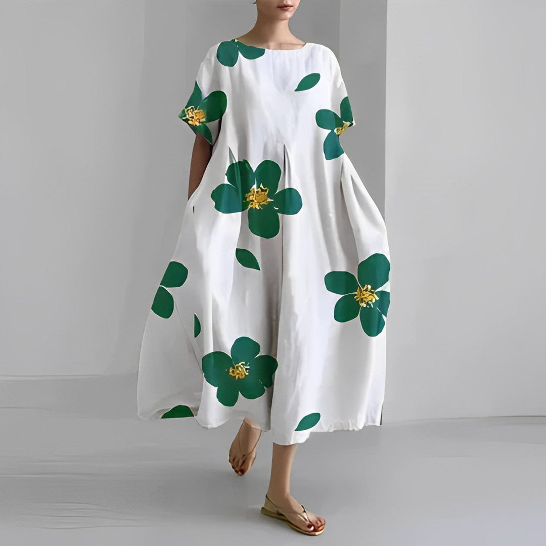 Sophie™ - Comfortable Floral Cotton Dress