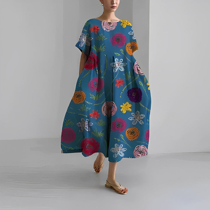 Sophie™ - Comfortable Floral Cotton Dress