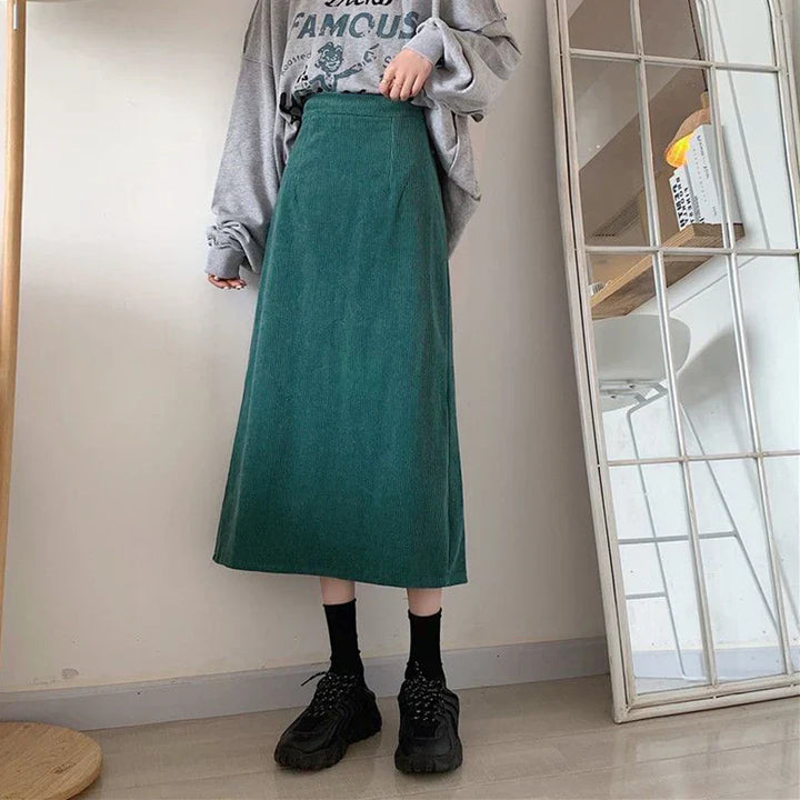 Oda - Corduroy Long Skirts