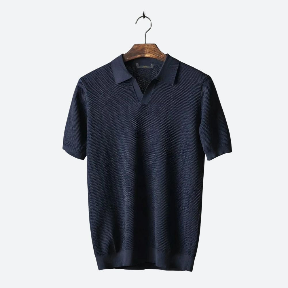 Chic Knitted Polo Shirt - Martin