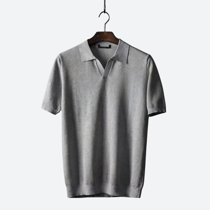 Chic Knitted Polo Shirt - Martin