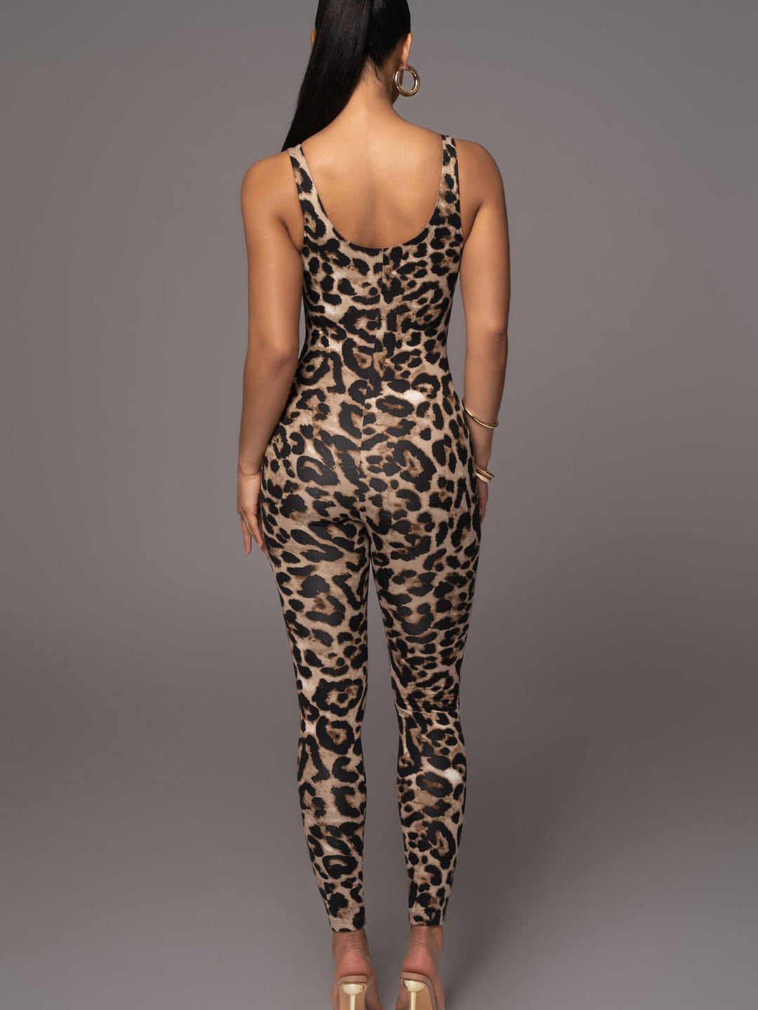 Mia™ - Leopard Print Jumpsuit