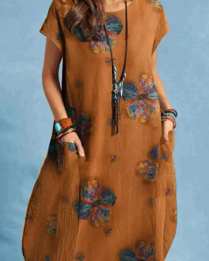 Amelia™ - Elegant Vintage Midi Dress