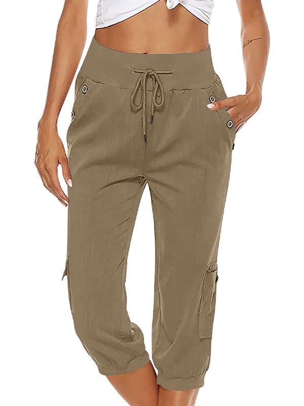 Cleo™ - Cargo Pants with Drawstring