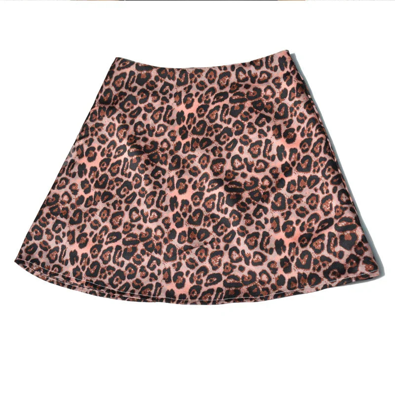 Zofia - Leopard mini skirt