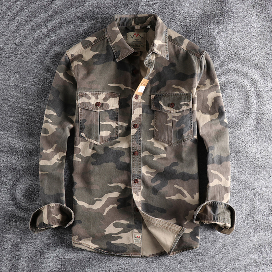 Stylish AUBERT Men's Camouflage Shirts