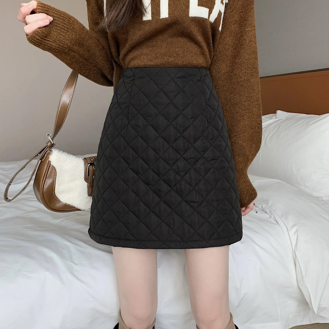 Greta - Padded mini skirt