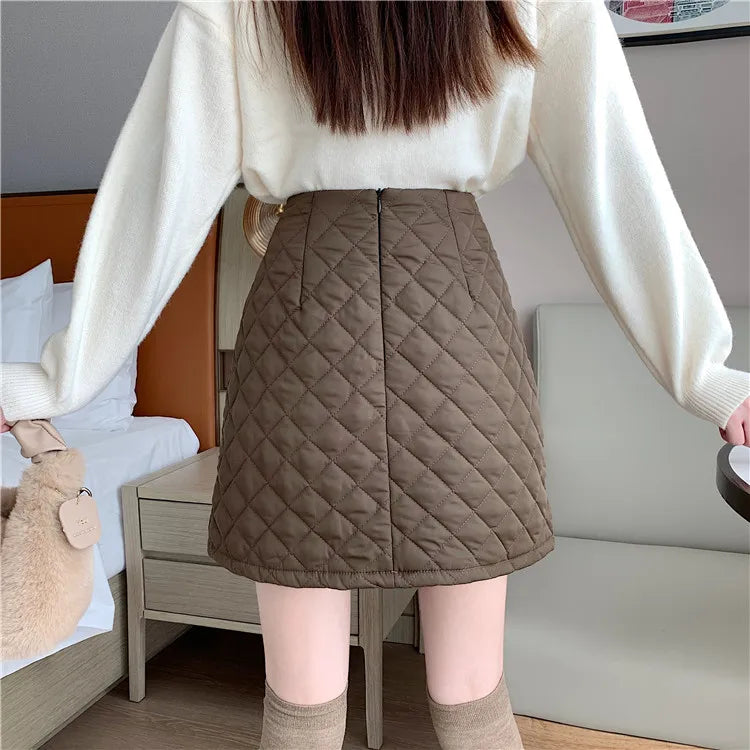 Greta - Padded mini skirt