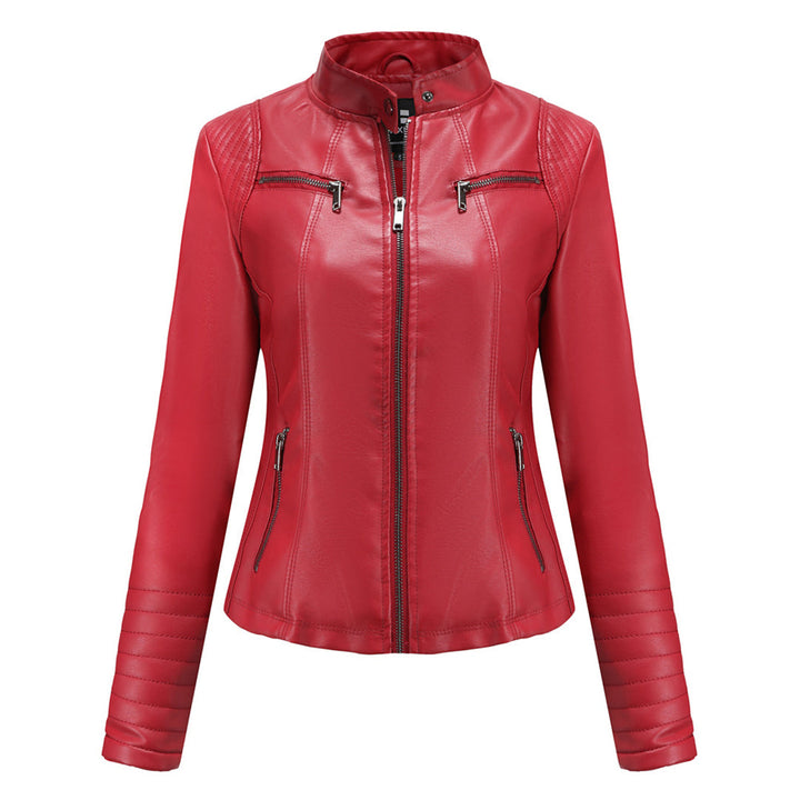 MARIJA - Elegant leather jacket for a timeless look