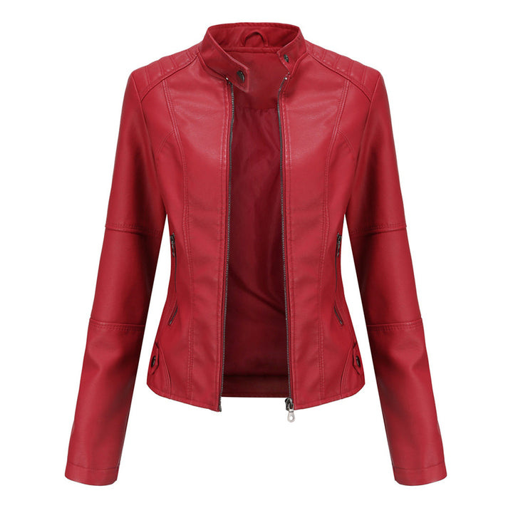 MILENA - Chic leather jacket for a fashionable look