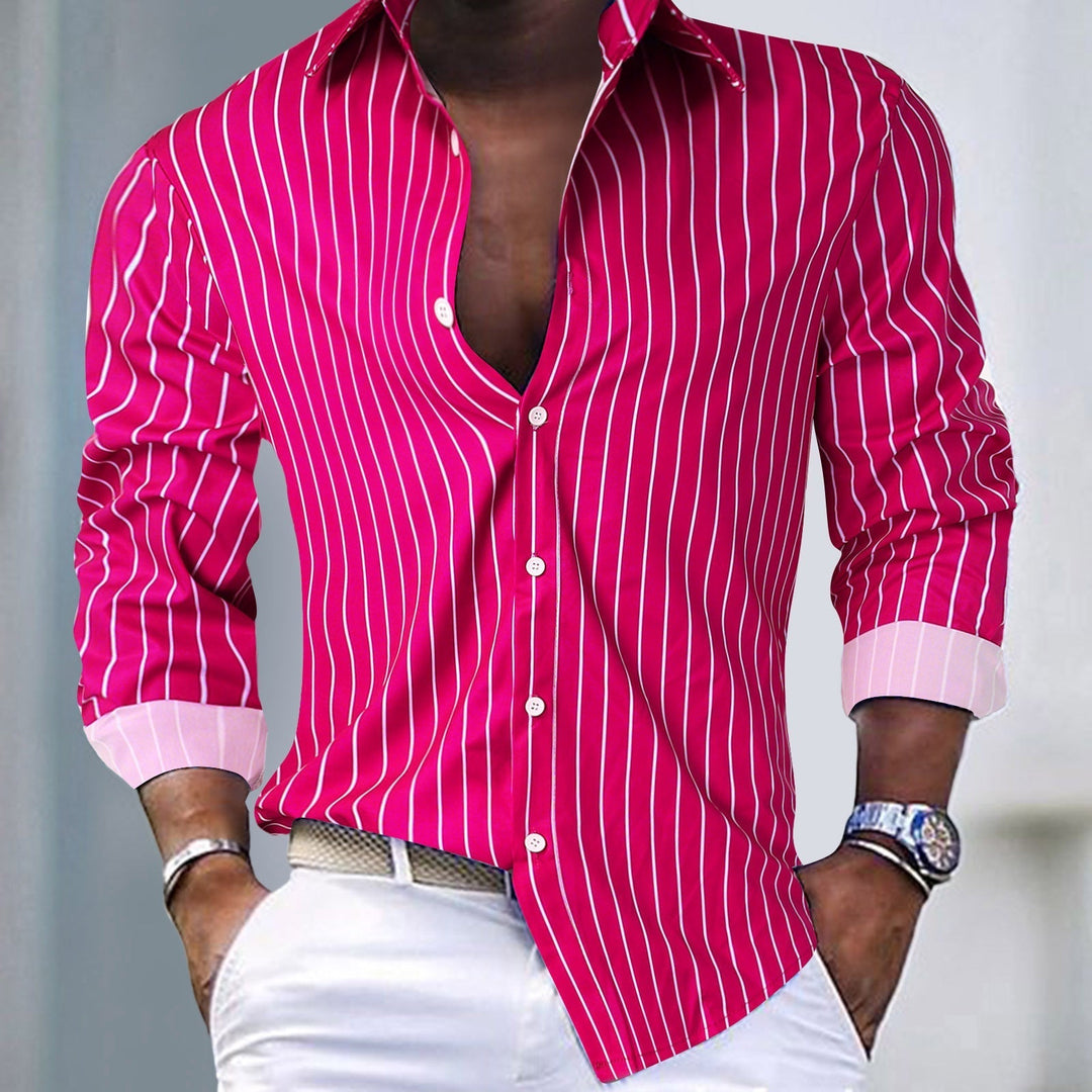 Enzo™ - Classic Striped Shirt