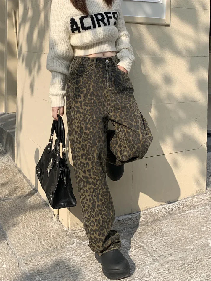 Chloe™ - Elegant Leopard Pants