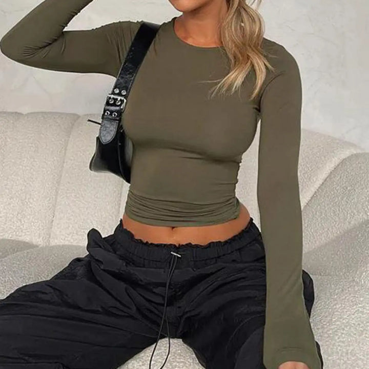 Ella™ - Long Crop Top