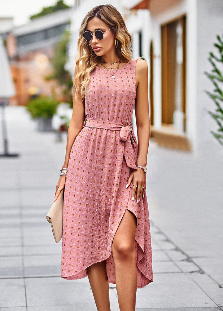 Amante - Stylish midi dress with Sophisticated Dots