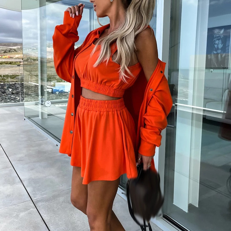 Janna - Luxury Three-Piece Lounge Set for Comfortable Women