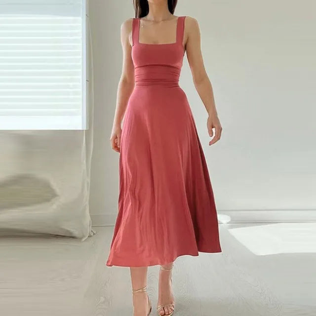 Matilde™ - Elegant Dress with Square Neckline