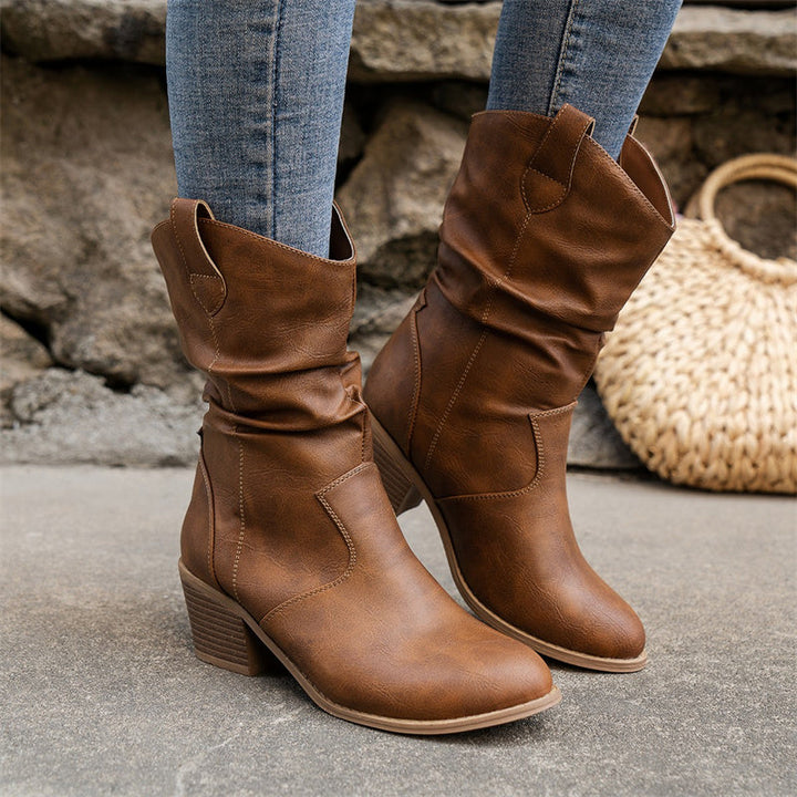 Millie - Stylish PU leather boots for women