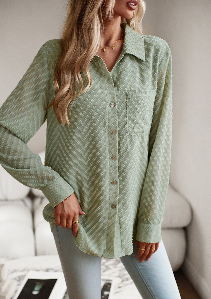 Melanie - Elegant and Comfortable Women's Blouse with Beautiful Pattern