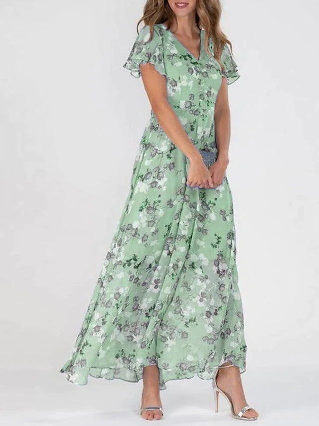 Victoria™ - Chic Floral Dress