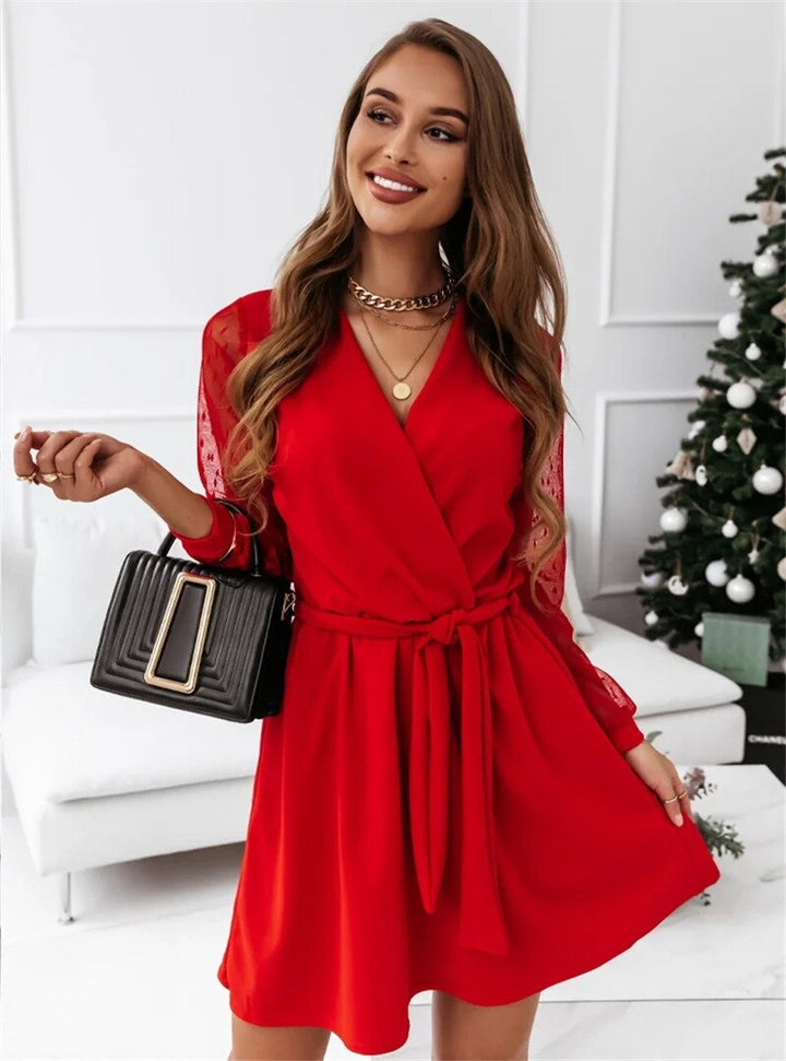 Brigid - Stylish Flare Mini Dress