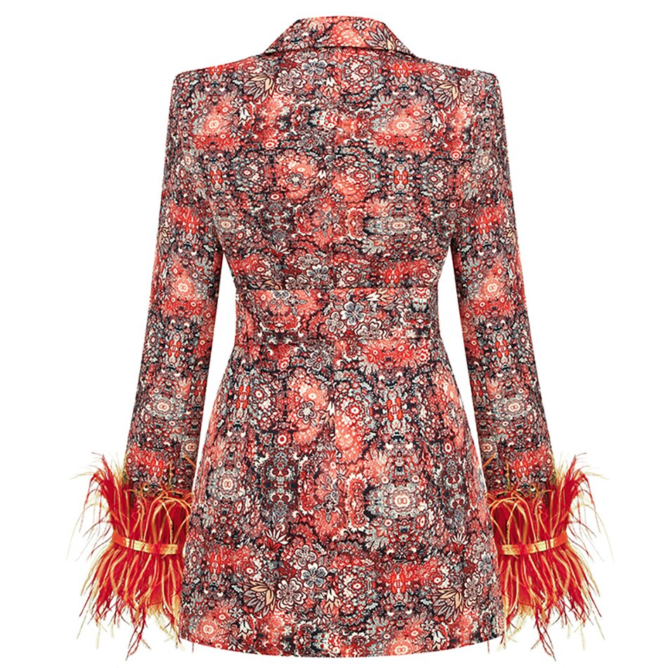 Chic Carolyn Floral Blazer Dress