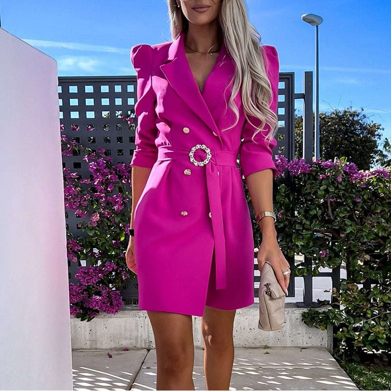 Ruxandra - Chic Elegance Blazer Dress