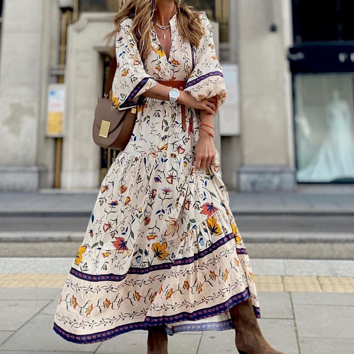 Cyra - Chic Bohemian Maxi Dress