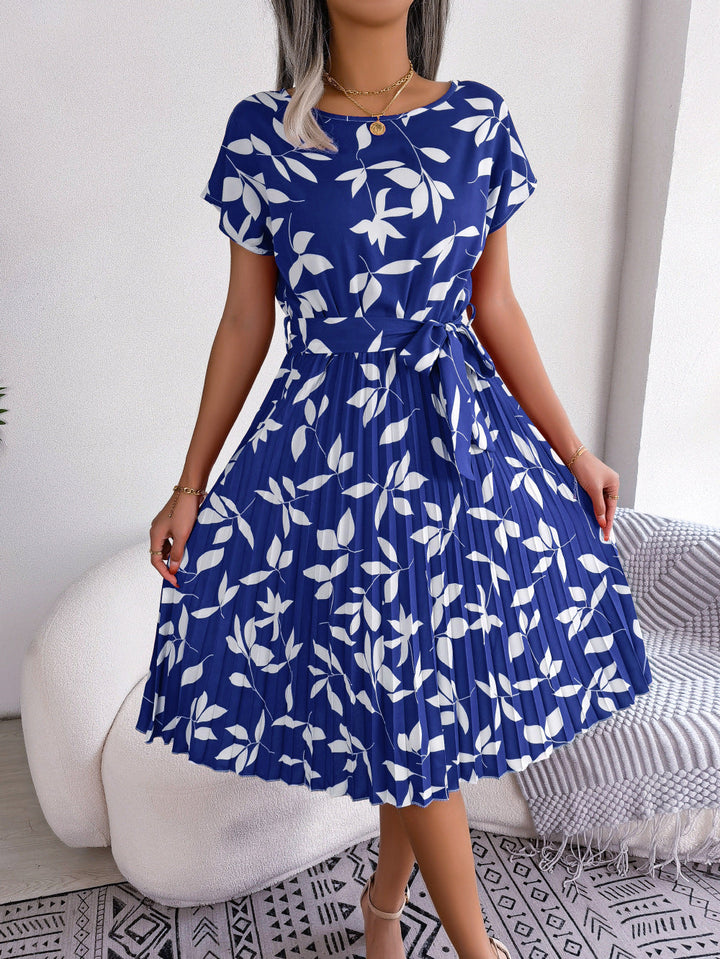 Sharlaine - Enchanting Printed Midi Dress