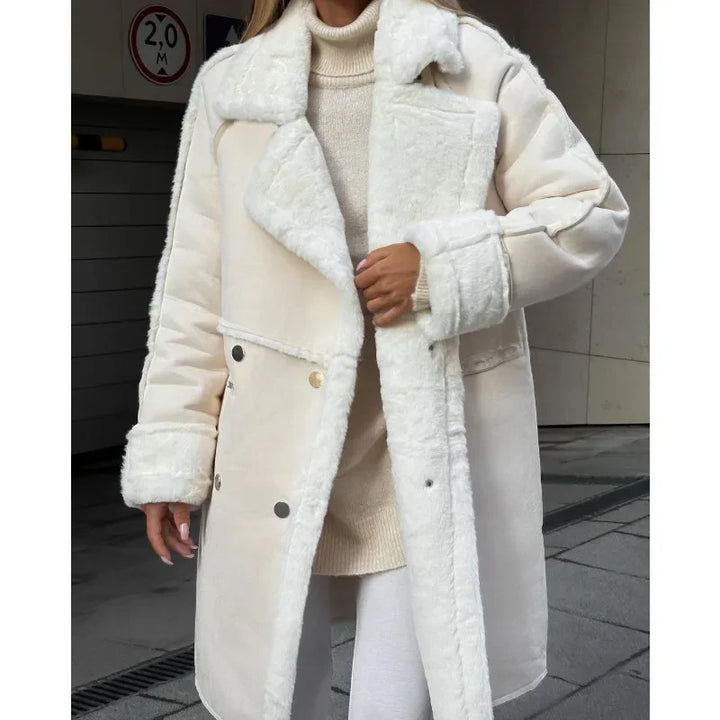 Annabelle™ - Elegant Fur Overcoat