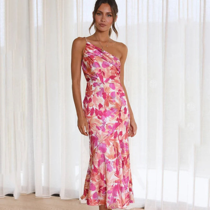 Kadence - Elegant Maxi Dress with Floral Print