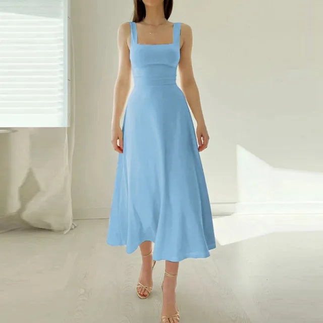 Matilde™ - Elegant Dress with Square Neckline