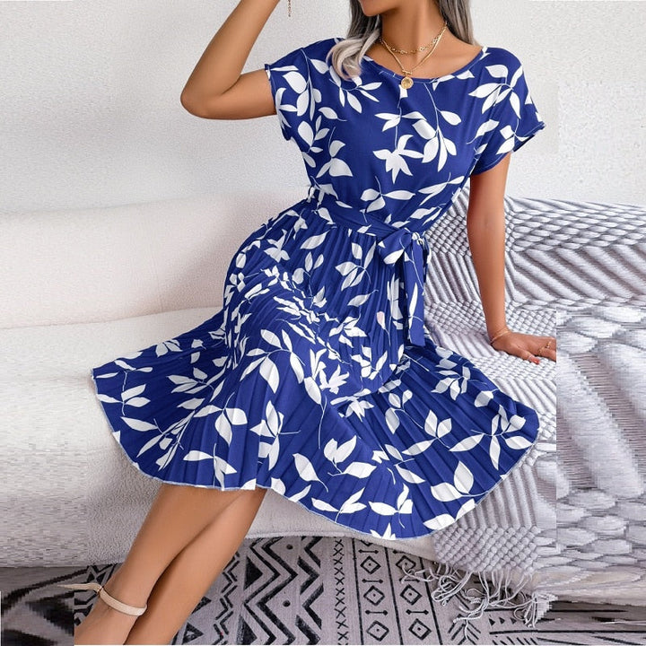 Sharlaine - Enchanting Printed Midi Dress