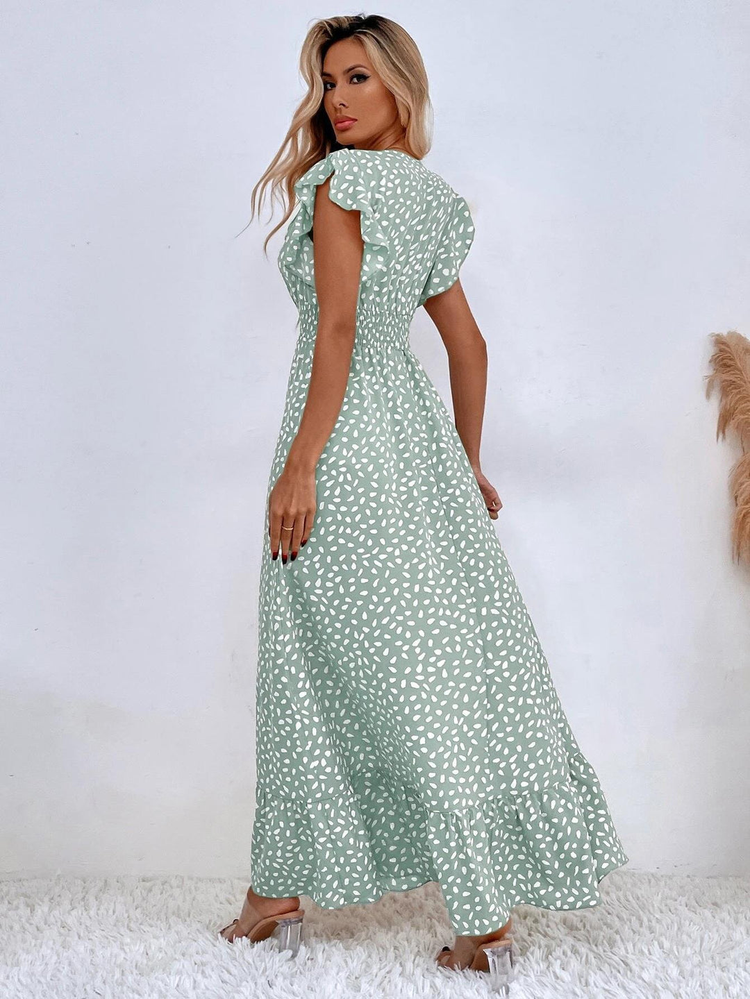 Josie - Stylish Maxi Dress with Trendy Dots