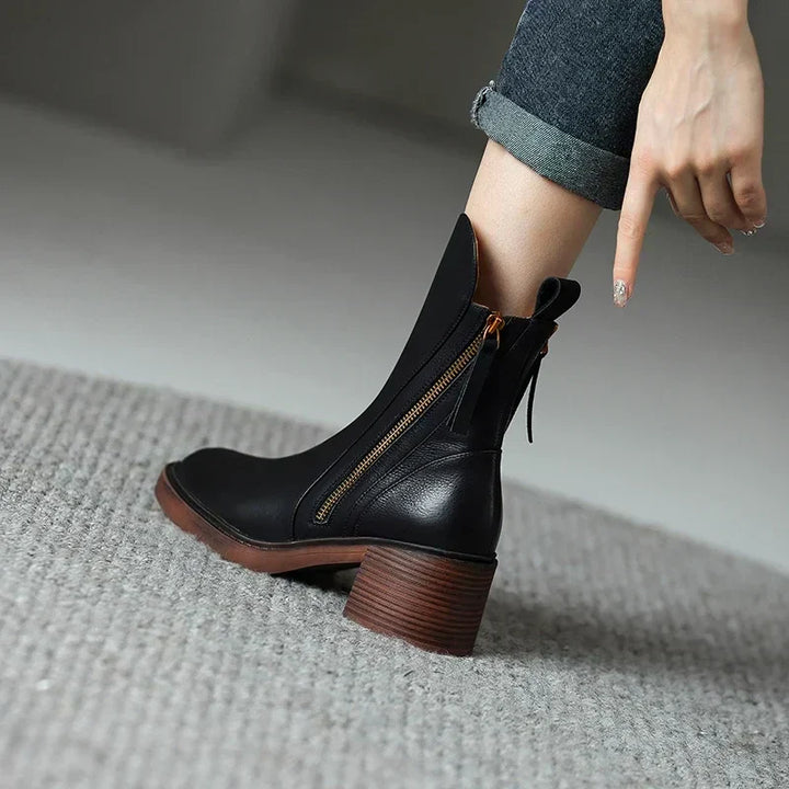 Emma™ - Premium Leather Ankle Boots