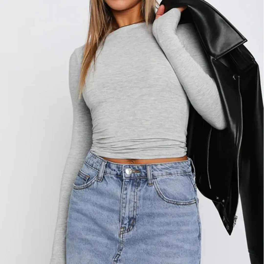 Ella™ - Long Crop Top