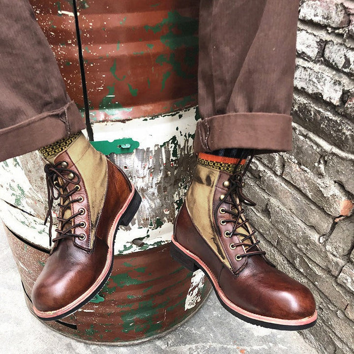 Fashion - Luxury Genuine Leather Boots for Stylish Comfort