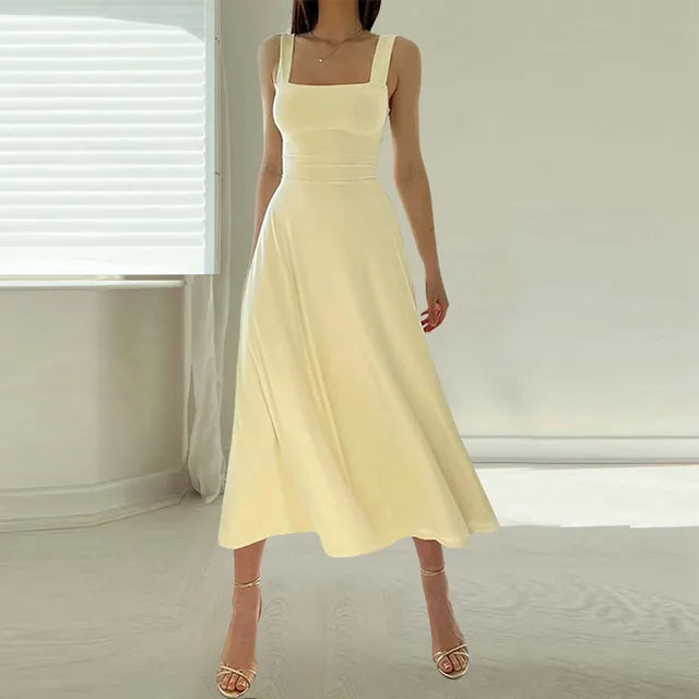 Matilde™ - Elegant Dress with Square Neckline