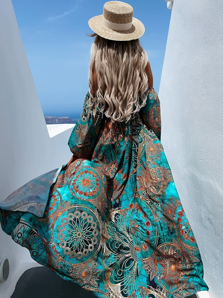 Aisling - Stunning Bohemian Maxi Dress