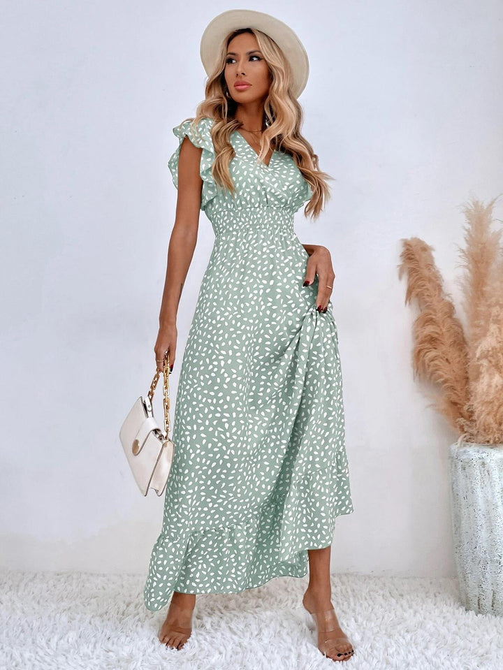 Josie - Stylish Maxi Dress with Trendy Dots