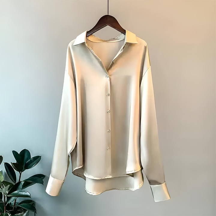 Lily™ - High Quality Satin Blouse