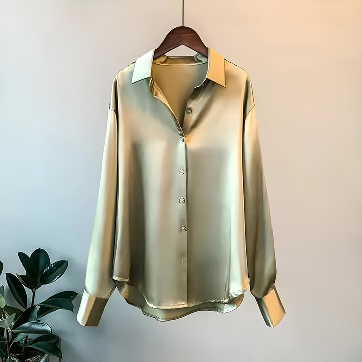 Lily™ - High Quality Satin Blouse