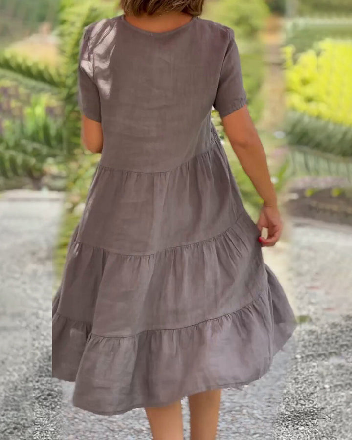 Elsie™ - Elegant Cotton Summer Dress