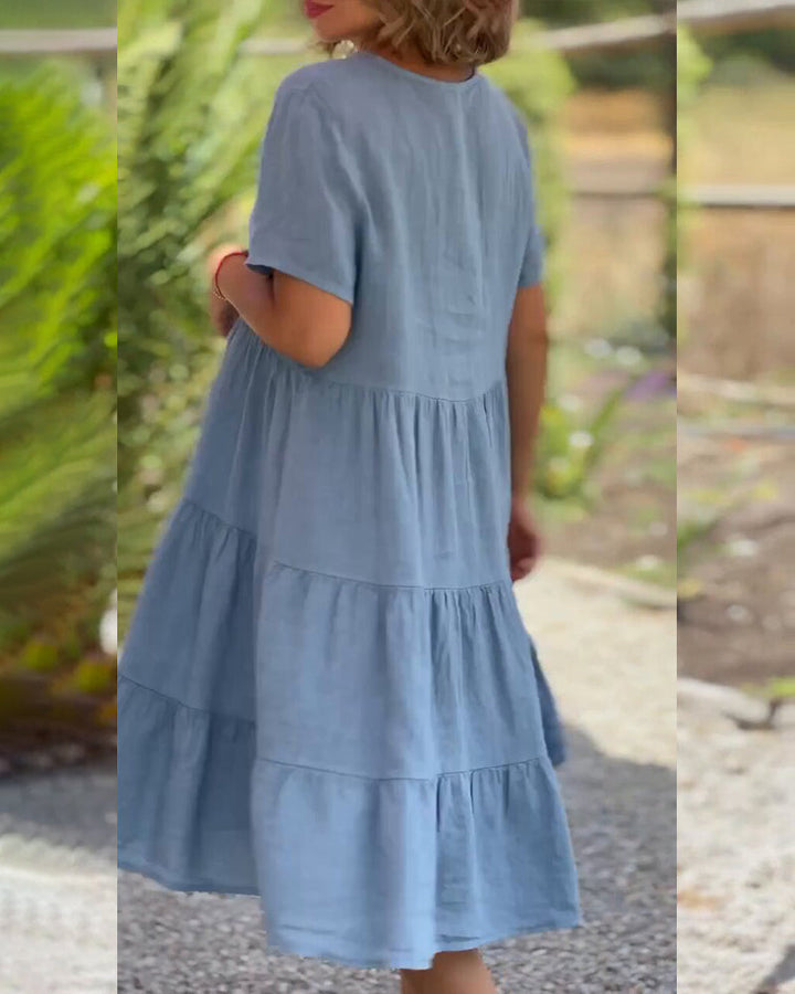 Elsie™ - Elegant Cotton Summer Dress