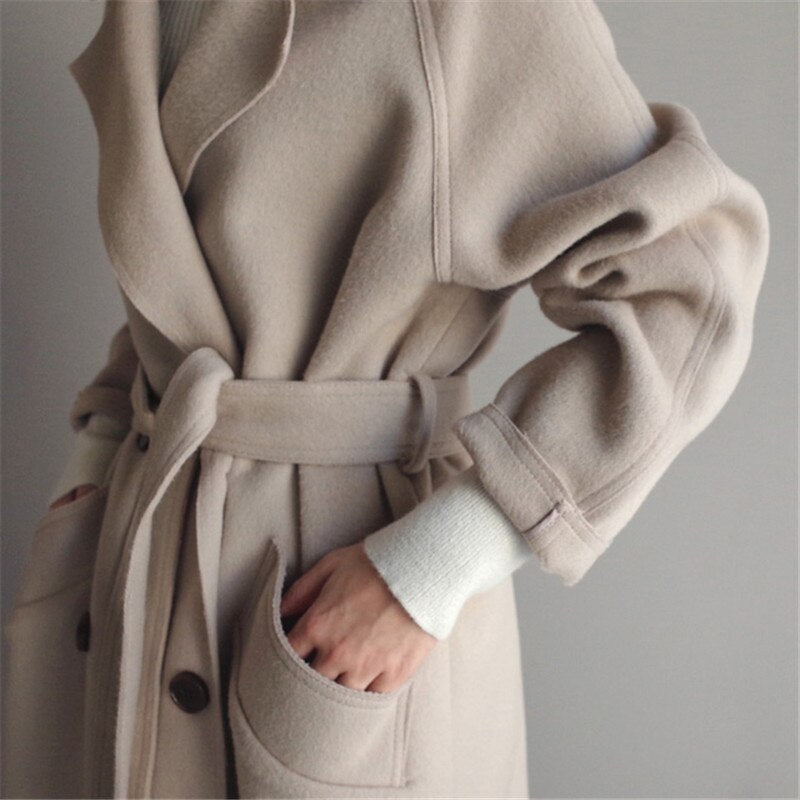 Chloe™ - Elegant Wool Coat