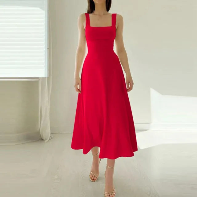 Matilde™ - Elegant Dress with Square Neckline