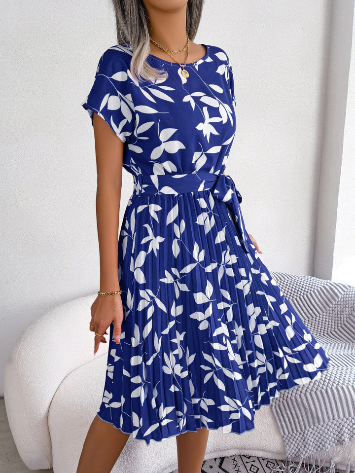 Sharlaine - Enchanting Printed Midi Dress