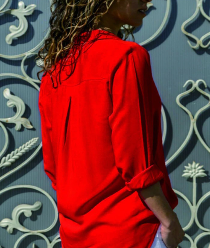Quincy - Elegant Long-Sleeved Blouse for Women