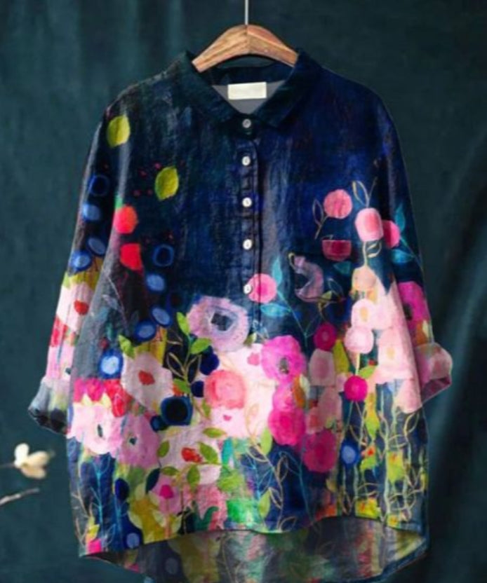 Livia™ - Elegant Floral Blouse