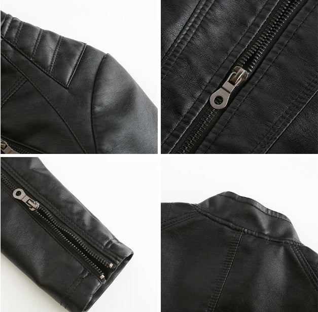 Zara™ - Classic Leather Jacket