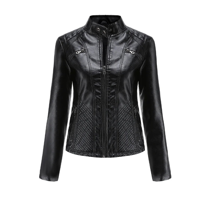 Zara™ - Classic Leather Jacket